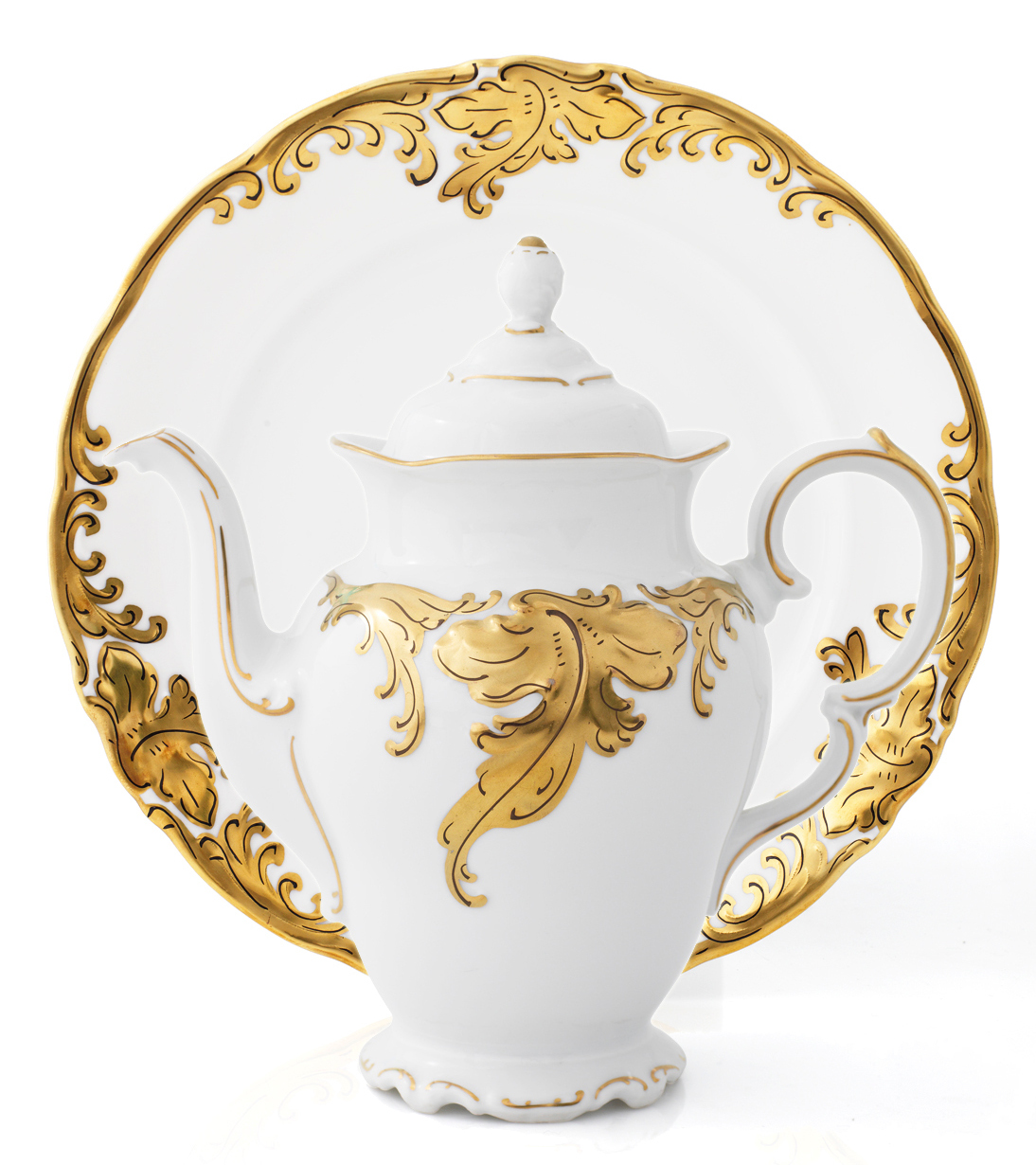 Fryderyka - zloto_imbryk i talerz