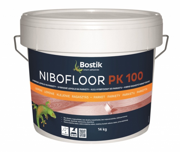 Uniwersalny sposób na trwałe podłogi z drewna Dom, LIFESTYLE - Nibofloor PK100 to nowość w ofercie marki Bostik. Za pomocą tego trwale elastycznego kleju hybrydowego można stabilnie przymocować zarówno mozaikowy parkiet i lite deski, jak też przede wszystkim coraz popularniejsze deski warstwowe.
