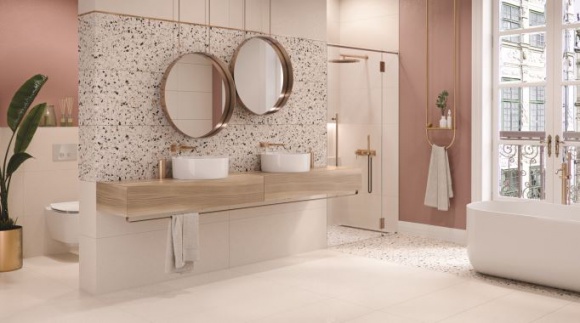 Nietypowe i nieoczywiste – elementy i wzory, które odmienią każdą łazienkę Dom, LIFESTYLE - Łamanie oczywistych rozwiązań i aranżacji wnętrz staje się coraz modniejsze, a nietypowe rozwiązania intrygują i zaskakują. Jeśli chcemy odejść od standardowych i bezpiecznych pomysłów, idealnym krokiem będzie postawienie na kolory i wzory w naszych przestrzeniach.