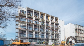Mikroapartamenty przy lotnisku prawie gotowe