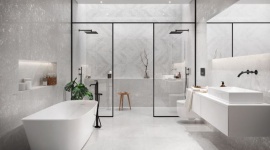 Duży format w łazience – wygoda i design w jednym