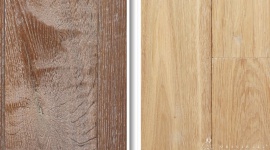 Celowa zmiana koloru podłogi, czyli kilka słów o patynowaniu Dom, LIFESTYLE - Kolory dębowych desek Chapel Parket intrygują inwestorów, w końcu dąb w 54 odcieniach to nie lada gratka dla miłośników tego surowca. Zdziwienie jest jeszcze większe, gdy na własnych oczach można podziwiać proces przejścia od burgunda do szarości i to w kilka miesięcy.