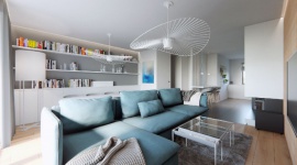 Dom w Grójcu - rodzinne ciepło w blasku ognia Dom, LIFESTYLE - Biel i drewno to zawsze udany duet. Do tego oryginalne oświetlenie, nietuzinkowe meble i ciekawe dodatki. W domu w Grójcu panuje rodzinna atmosfera. Aneta Dudek i Martyna Leśniewska z NABOO STUDIO zaprojektowały przestrzeń, w której nowoczesność przeplata się z klasyką.