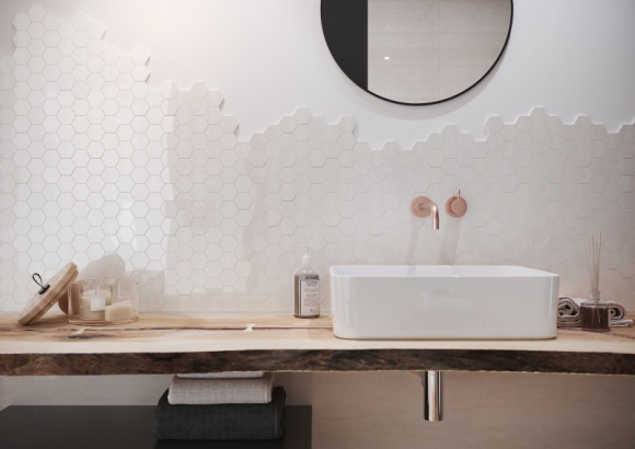 Jesienne inspiracje naturą w Twojej łazience Dom, LIFESTYLE - Na szczęście inspiracje i ciekawe pomysły aranżacyjne są wokół nas tuż na wyciągnięcie ręki. Wystarczy wyjrzeć przez okno, zachwycić się jesienną aurą i przenieść jej atmosferę wprost do swojej łazienki.