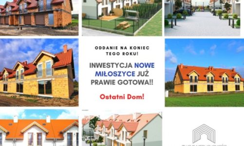 NOWE MIŁOSZYCE – dom pod Wrocławiem w cenie mieszkania w mieście