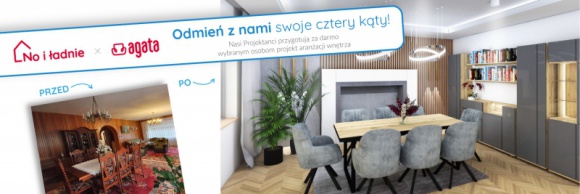 No i ładnie! Odmień bezpłatnie swoje wnętrze z Salonami Agata. Dom, LIFESTYLE - Chcesz odświeżyć swoje mieszkanie, ale brakuje Ci pomysłu? Nie masz środków na wsparcie architekta? Marka Agata przychodzi z pomocą! Rusza portal noiladnie.pl, który dostarczy inspiracji i przybliży marzenia o funkcjonalnych, pięknych wnętrzach.