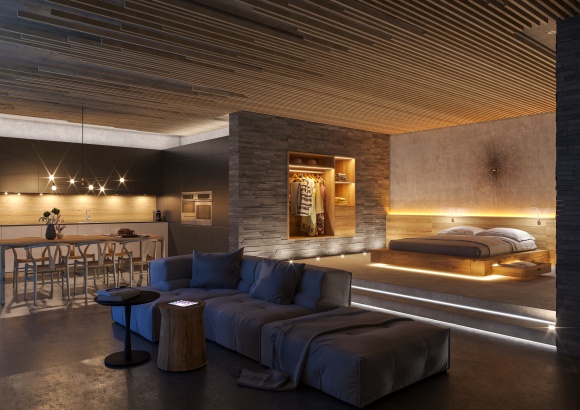 Świetlne trendy 2021: kuchnia w paski Dom, LIFESTYLE - Domeną nowoczesnej kuchni jest spójność, dlatego najlepiej sprawdzą się w niej taśmy LED, które pozwalają uzyskać jedną linię światła. W kuchniach z ciemnymi meblami, które są i będą w modzie, nastrojowe światło to bohater pierwszoplanowy.